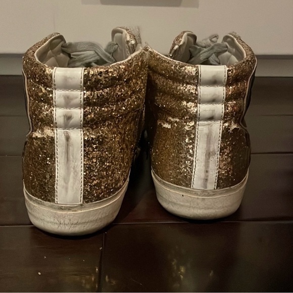 Authentic Golden Goose Glitter Slide High Top Size 40 - Picture 4 of 11